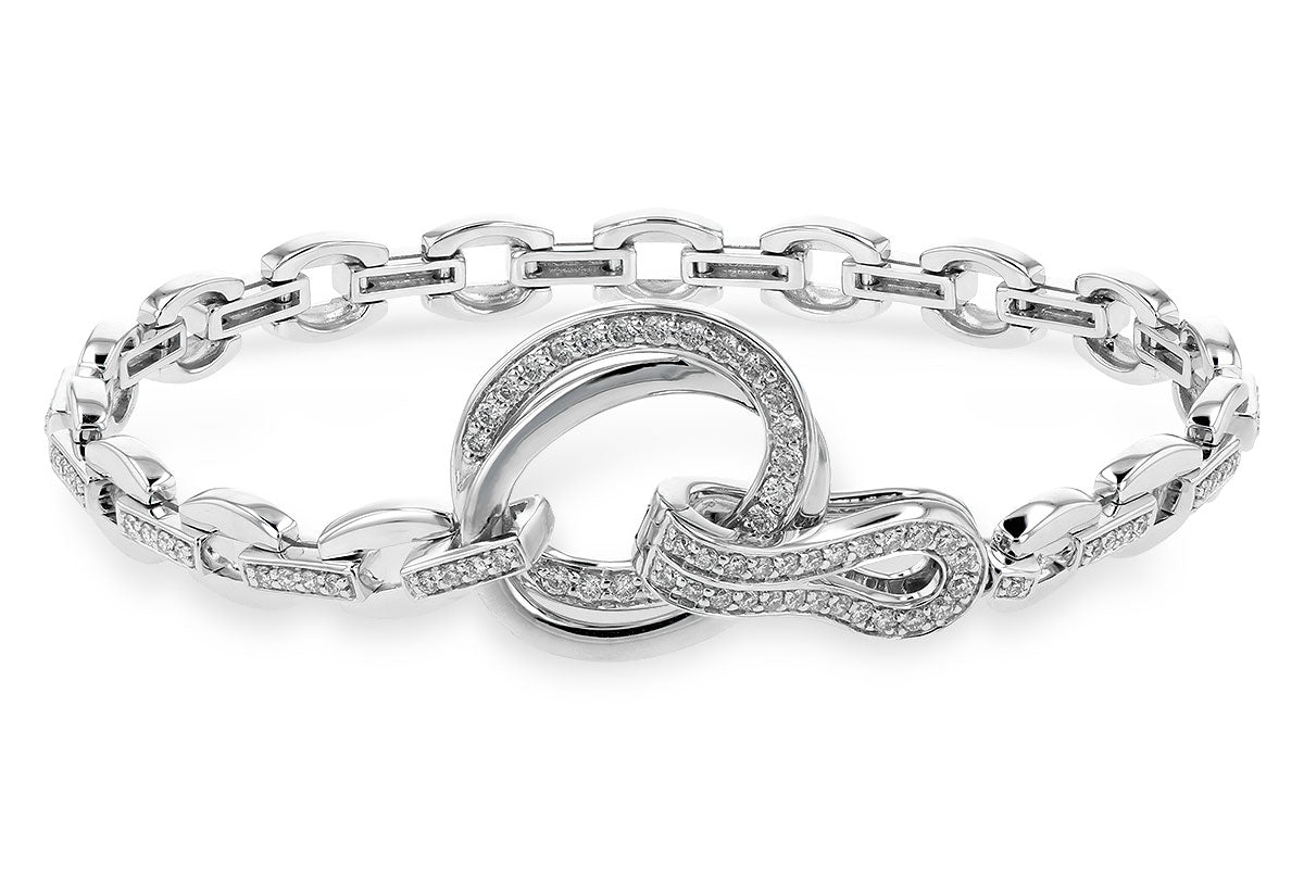 Allison Kaufman Diamond Bracelet in 14K White Gold, 1.00 ctw (B1170)