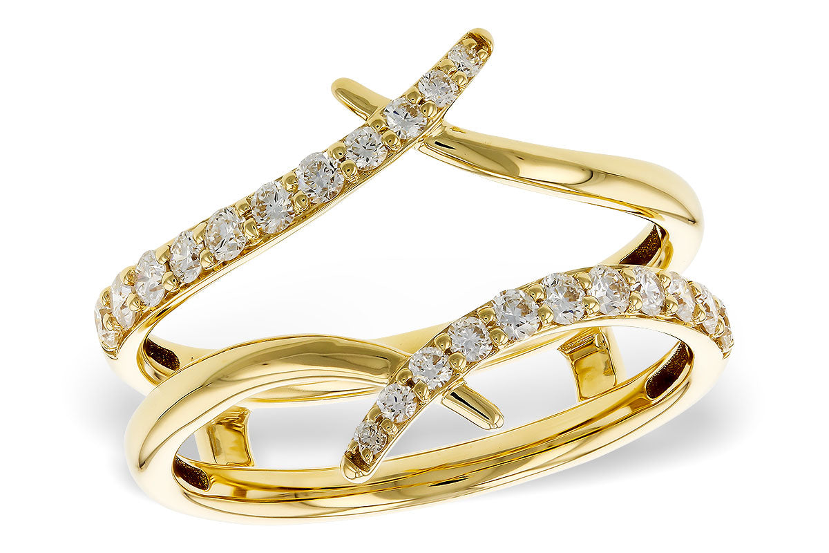 Allison Kaufman Diamond Ring Guard in 14K Yellow Gold, 0.40 ctw