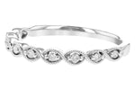 Allison Kaufman Diamond Wedding Band in 14K White Gold, 0.11 ctw (W2419), alternate view