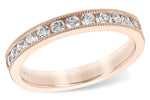 Allison Kaufman Diamond Wedding Band in 14K Rose Gold, 0.50 ctw (WR829-50)