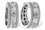 Allison Kaufman Diamond Earrings in 14K White Gold, 0.60 ctw