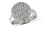 Allison Kaufman Diamond Ring in 14K White Gold, 0.93 ctw