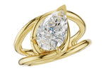 Allison Kaufman Engagement Ring Semi-Mount in 14K Yellow Gold (L7926)