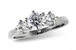Allison Kaufman Diamond Ring in 14K White Gold, 0.50 ctw