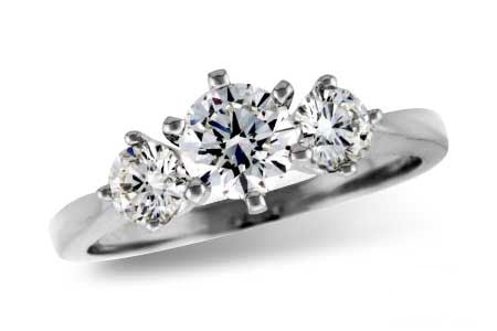 Allison Kaufman Diamond Ring in 14K White Gold, 0.50 ctw