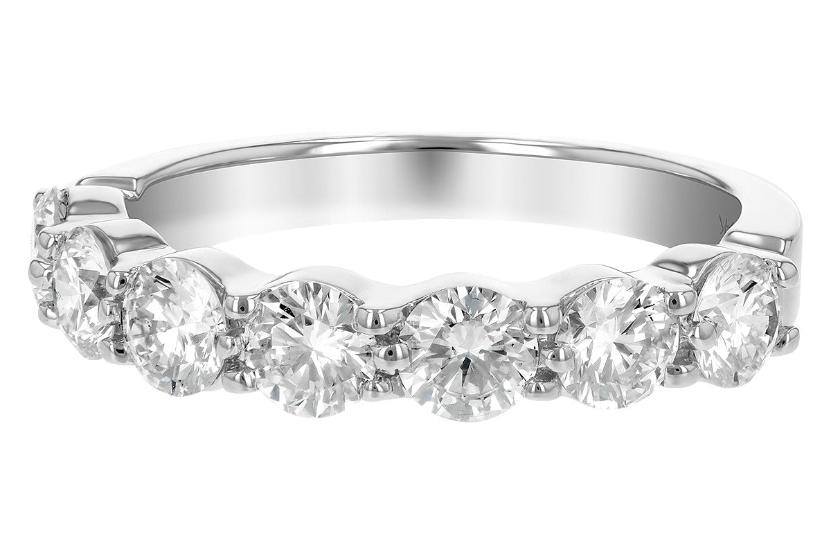 Allison Kaufman Diamond Wedding Band in 14K White Gold, 1.50 ctw (WR114-150), alternate view