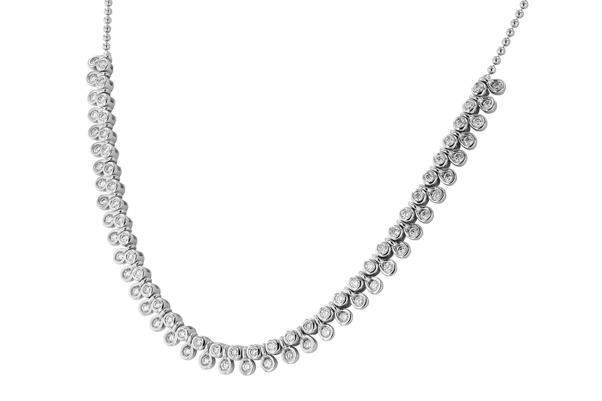 Allison Kaufman Diamond Necklace in 14K White Gold, 1.50 ctw, alternate view