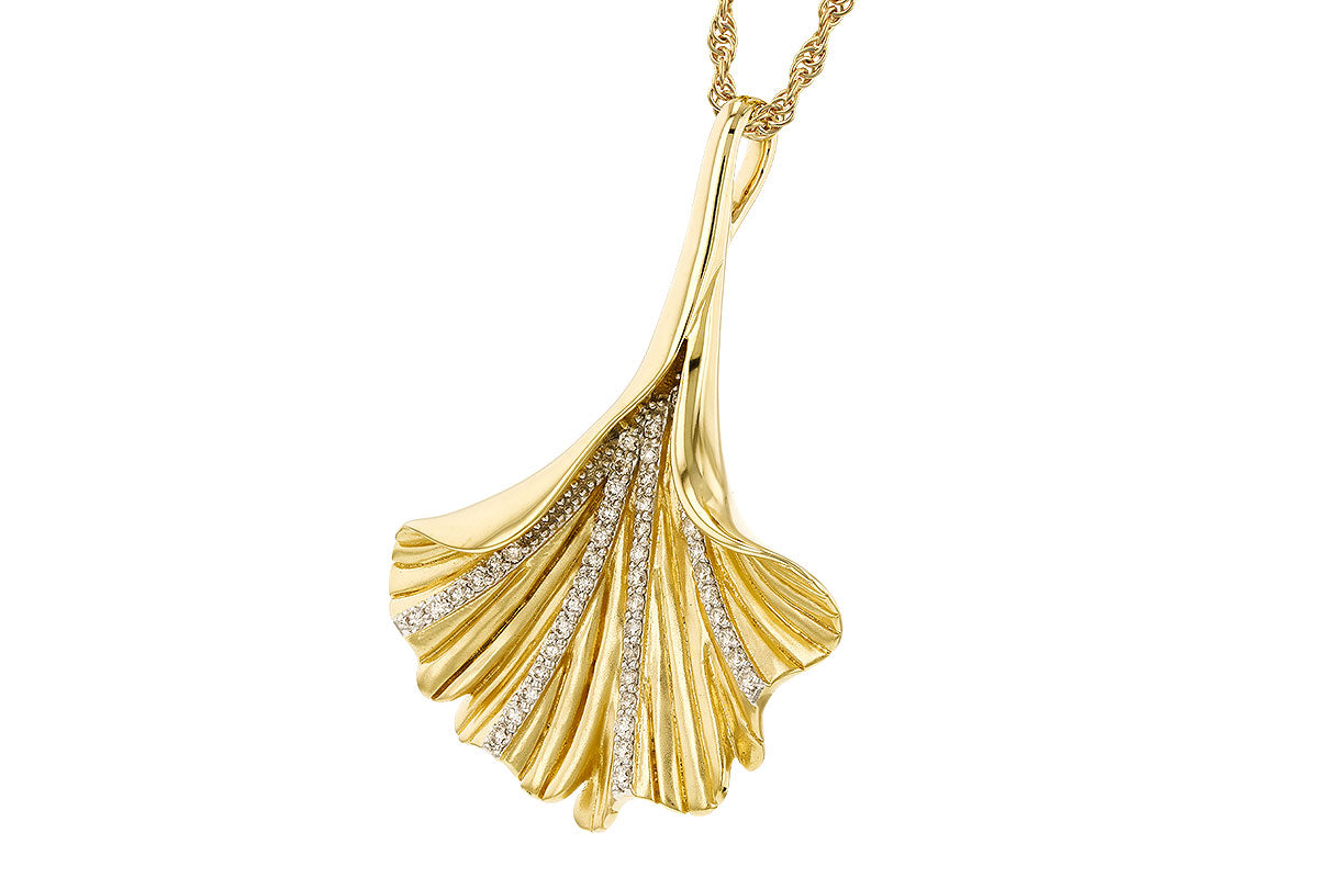 Allison Kaufman Diamond Necklace in 14K Yellow Gold, 0.20 ctw (N8548), alternate view