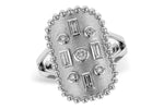 Allison Kaufman Baguette Diamond Ring in 14K White Gold, 0.21 ctw