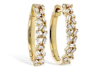 Allison Kaufman Baguette Diamond Earrings in 14K Yellow Gold, 0.26 ctw