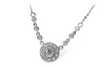 Allison Kaufman Diamond Necklace in 14K White Gold, 0.33 ctw (N7041)