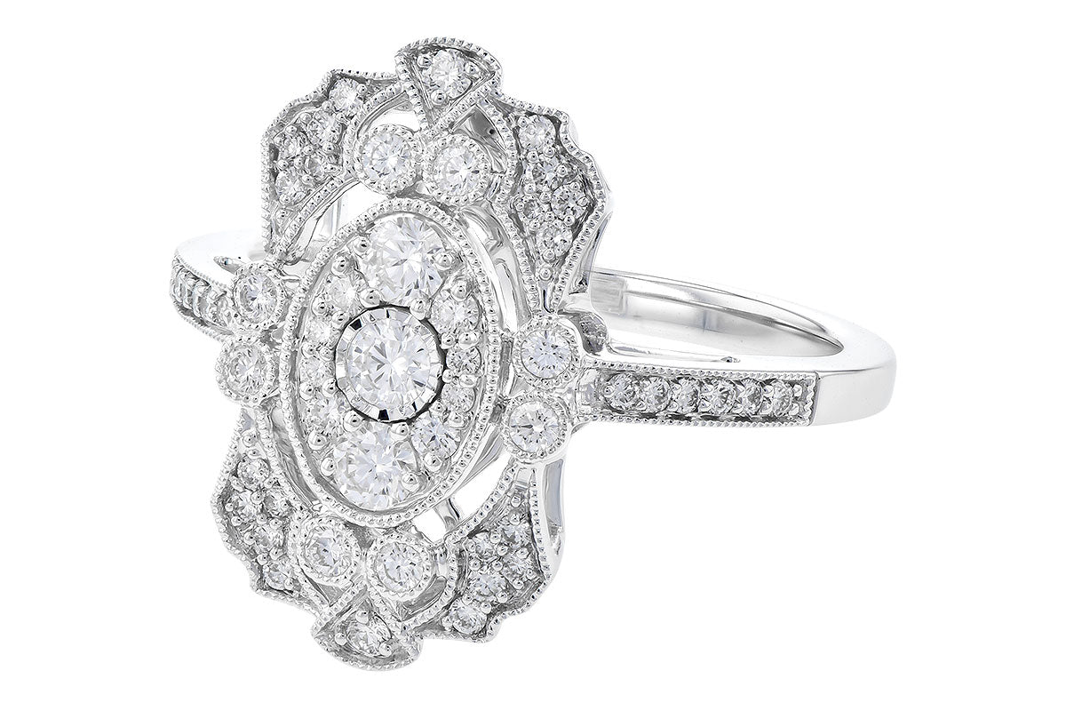 Allison Kaufman Diamond Ring in 14K White Gold, 0.50 ctw (D5854), alternate view