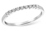 Allison Kaufman Diamond Wedding Band in 14K White Gold, 0.12 ctw (WR830-12)