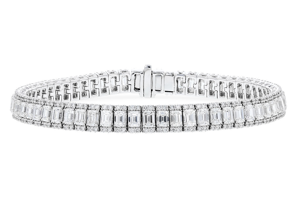 Allison Kaufman Diamond Bracelet in 14K White Gold, 10.40 ctw