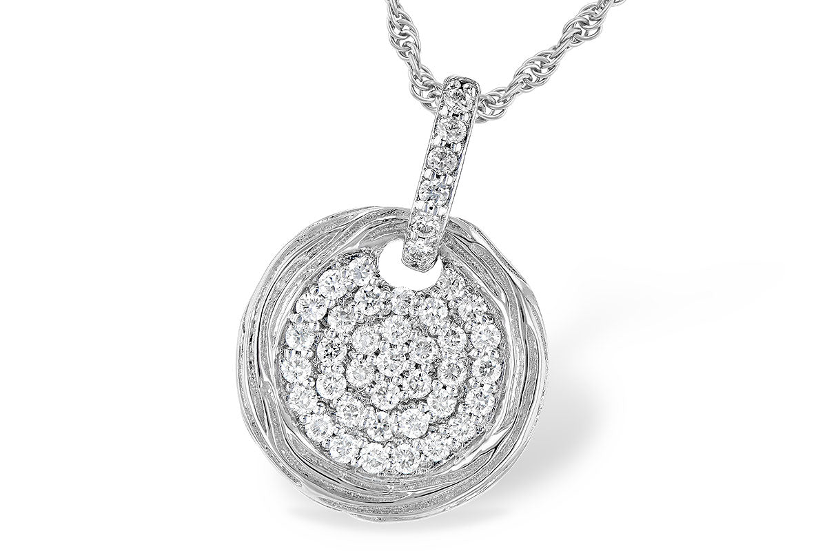 Allison Kaufman Diamond Necklace in 14K White Gold, 0.31 ctw