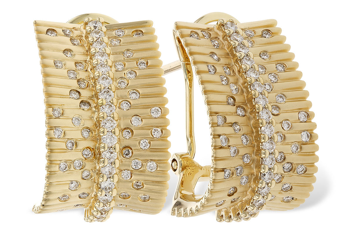 Allison Kaufman Diamond Earrings in 14K Yellow Gold, 0.76 ctw