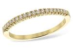 Allison Kaufman Diamond Wedding Band in 14K Yellow Gold, 0.12 ctw (WR834-12)