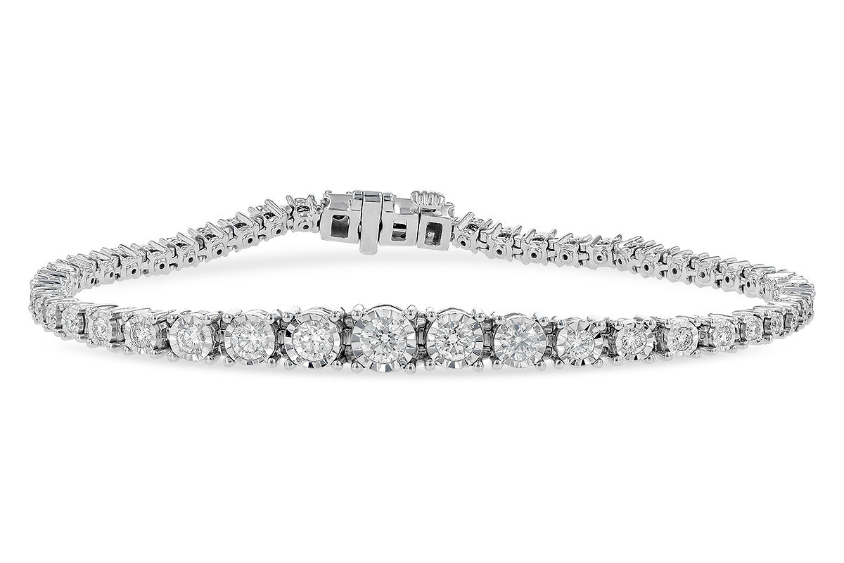 Allison Kaufman Diamond Bracelet in 14K White Gold, 1.50 ctw (B1266)