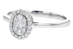 Allison Kaufman Diamond Ring in 14K White Gold, 0.18 ctw, alternate view