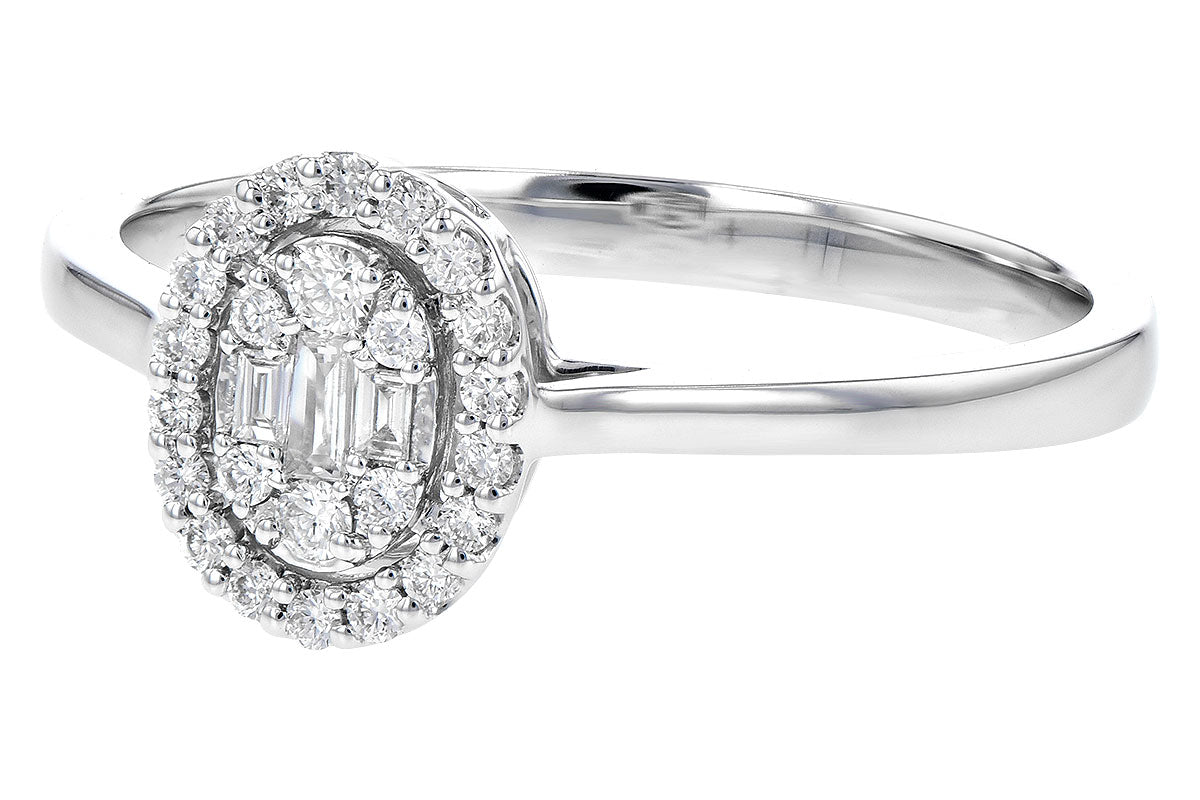 Allison Kaufman Diamond Ring in 14K White Gold, 0.18 ctw, alternate view