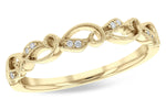 Allison Kaufman Diamond Wedding Band in 14K Yellow Gold, 0.03 ctw