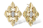 Allison Kaufman Diamond Earrings in 14K Yellow Gold, 0.16 ctw