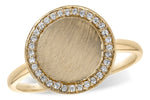 Allison Kaufman Diamond Ring in 14K Yellow Gold, 0.12 ctw (D5641)