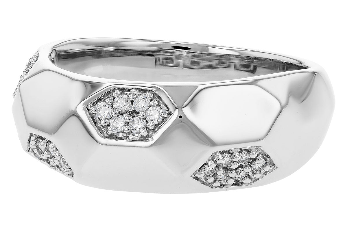 Allison Kaufman Diamond Ring in 14K White Gold, 0.18 ctw, alternate view