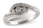 Allison Kaufman Diamond Ring in 14K White Gold, 0.24 ctw (D5074)