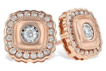 Allison Kaufman Diamond Earrings in 14K Rose Gold, 0.42 ctw