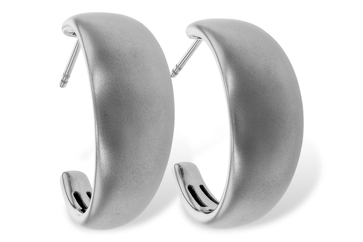 Allison Kaufman Gold Earrings in 14K White Gold (E2267)