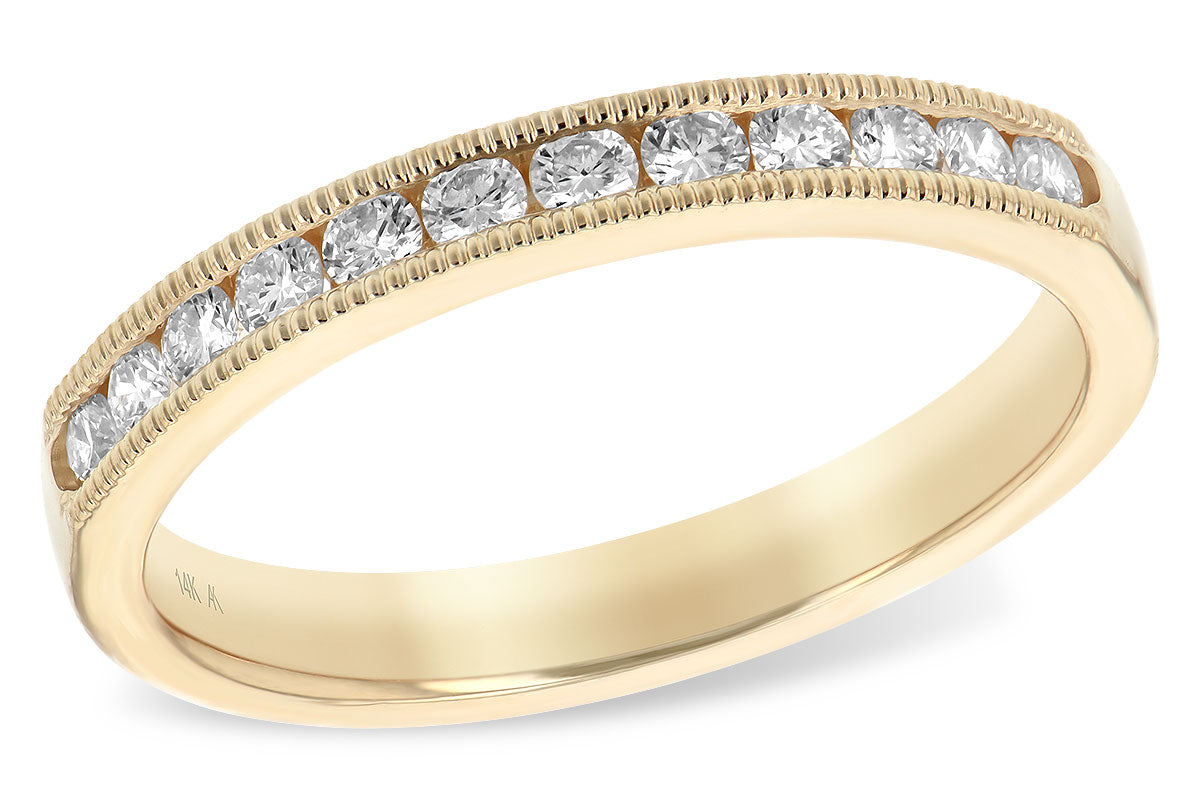Allison Kaufman Diamond Wedding Band in 14K Yellow Gold, 0.33 ctw (WR829-33)