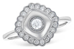 Allison Kaufman Diamond Ring in 14K White Gold, 0.30 ctw