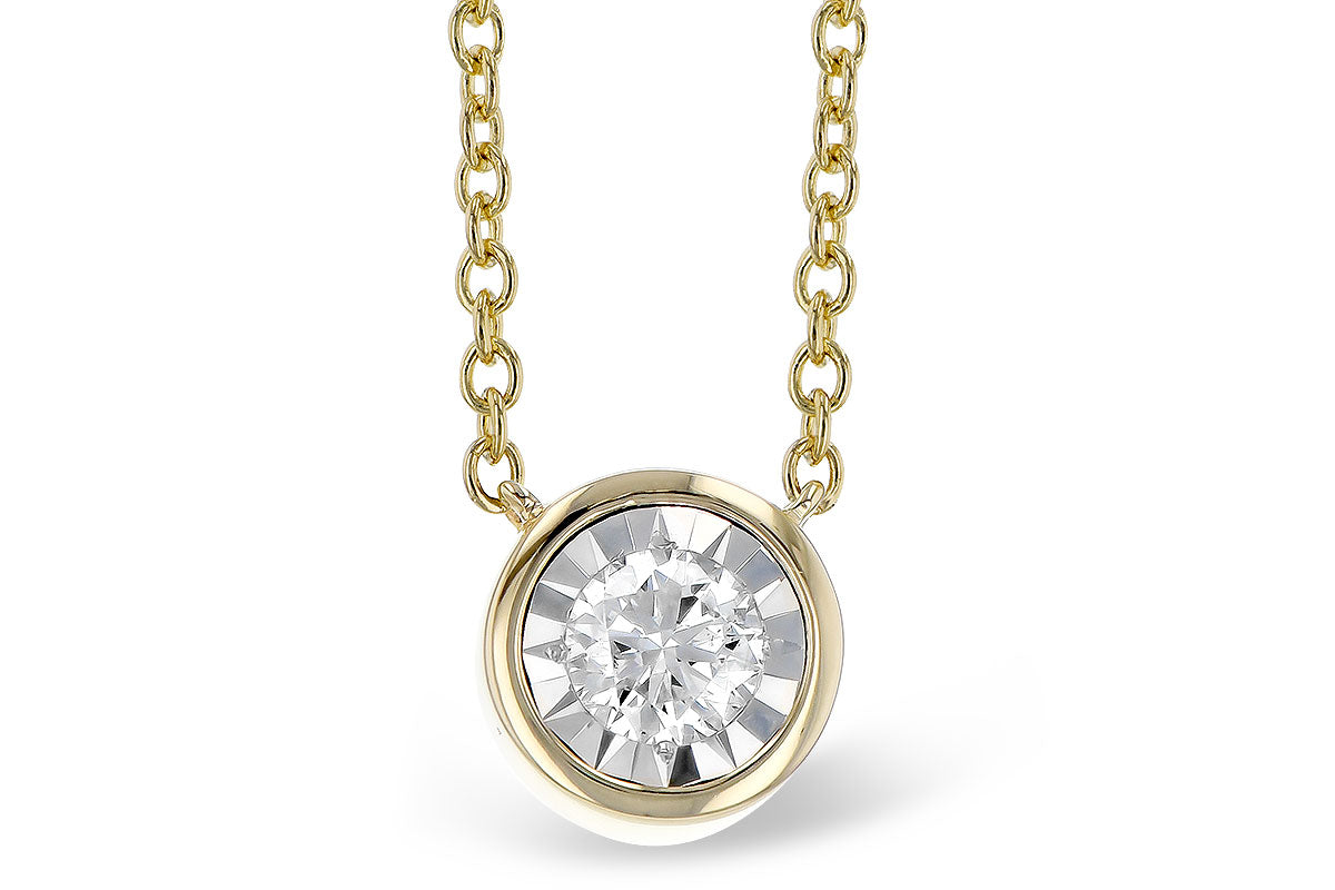 Allison Kaufman Diamond Necklace in 14K Yellow Gold, 0.32 ctw (NR60-33)