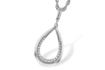 Allison Kaufman Diamond Necklace in 14K White Gold, 0.09 ctw
