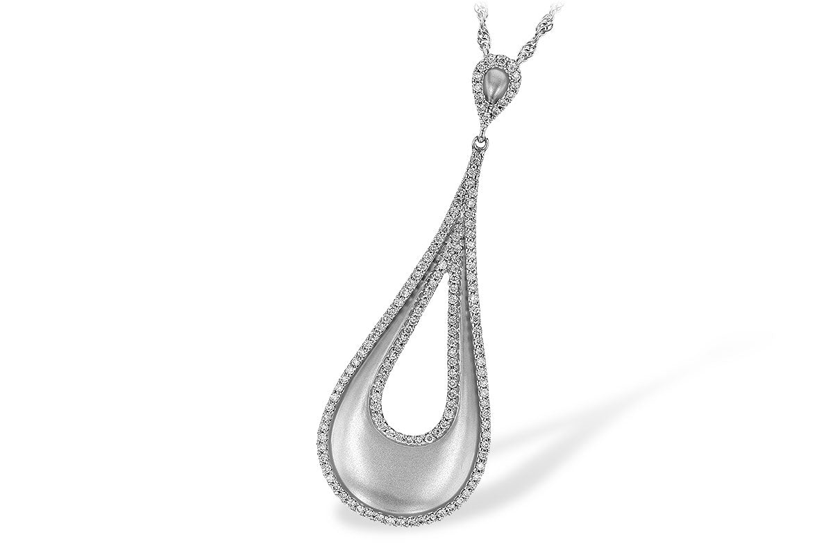 Allison Kaufman Diamond Necklace in 14K White Gold, 0.54 ctw