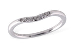 Allison Kaufman Diamond Band Enhancer in 14K White Gold, 0.04 ctw