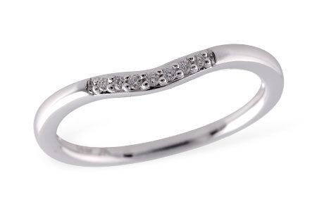 Allison Kaufman Diamond Band Enhancer in 14K White Gold, 0.04 ctw