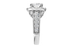 Allison Kaufman Diamond Engagement Ring Semi-Mount in 14K White Gold, 1.30 ctw, alternate view