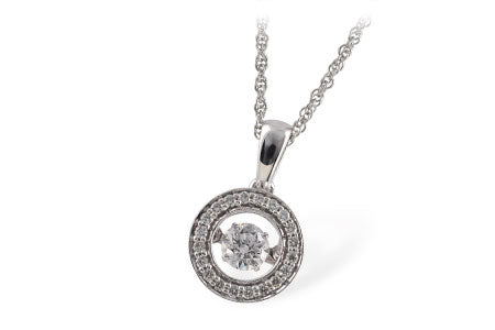 Allison Kaufman Diamond Necklace in 14K White Gold, 0.33 ctw (N7692)