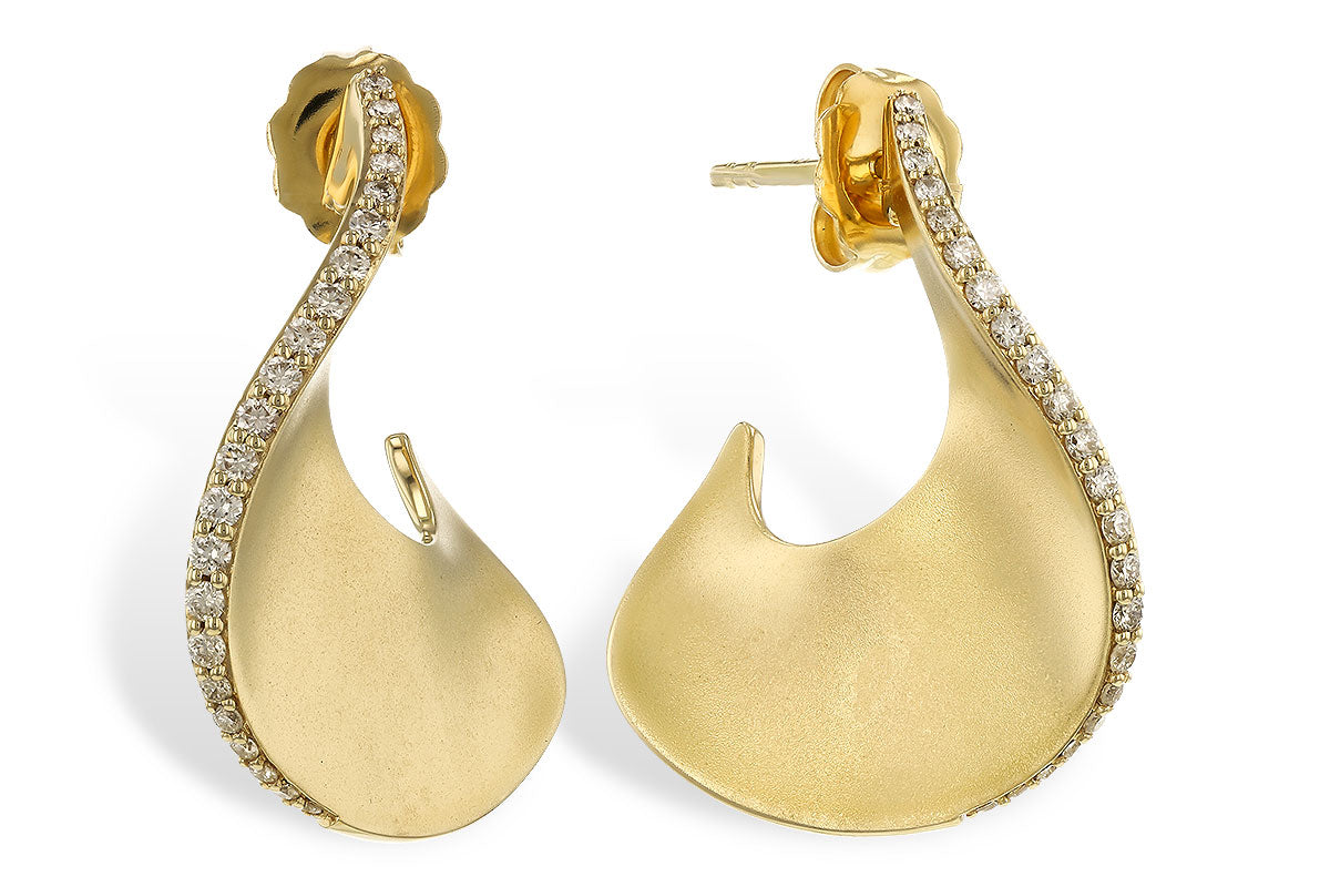 Allison Kaufman Diamond Earrings in 14K Yellow Gold, 0.25 ctw (E2230)