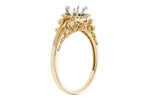 Allison Kaufman Diamond Engagement Ring Semi-Mount in 14K Yellow Gold, 0.08 ctw (L7865), alternate view