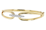 Allison Kaufman Diamond Bangle Bracelet in 14K Yellow Gold, 0.50 ctw (B1310), alternate view
