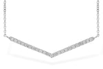 Allison Kaufman Diamond Necklace in 14K White Gold, 0.19 ctw (N8128)