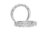 Allison Kaufman Diamond Wedding Band in 14K White Gold, 0.66 ctw, alternate view