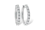 Allison Kaufman Diamond Earrings in 14K White Gold, 1.00 ctw (ER809-1)