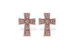 Allison Kaufman Diamond Earrings in 14K Rose Gold, 0.06 ctw