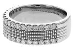 Allison Kaufman Diamond Wedding Band in 14K White Gold, 0.70 ctw, alternate view