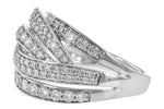 Allison Kaufman Diamond Wedding Band in 14K White Gold, 1.22 ctw, alternate view