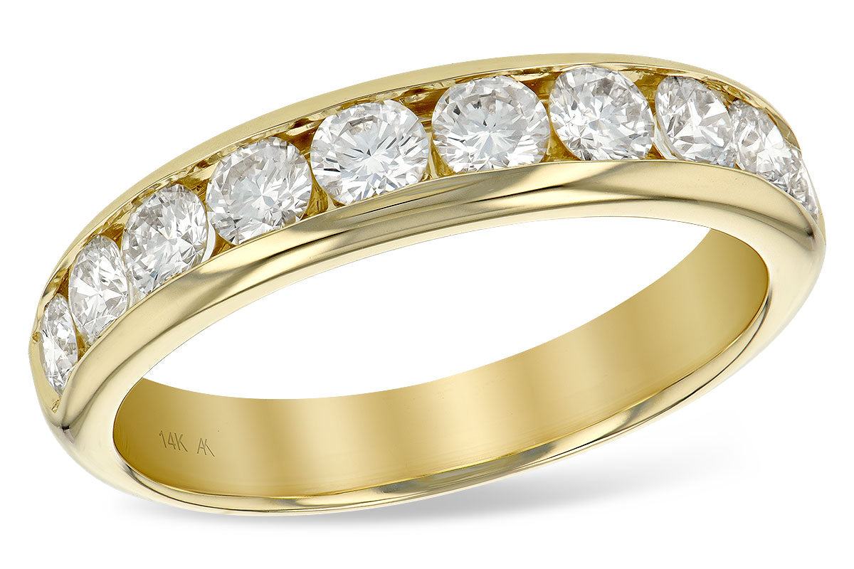 Allison Kaufman Diamond Wedding Band in 14K Yellow Gold, 1.00 ctw (WR111-1)